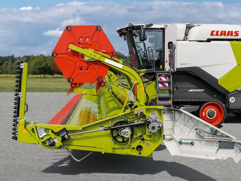 428939_27 Imagen detallada accionamientos en el lado izquierdo del mecanismo de corte.