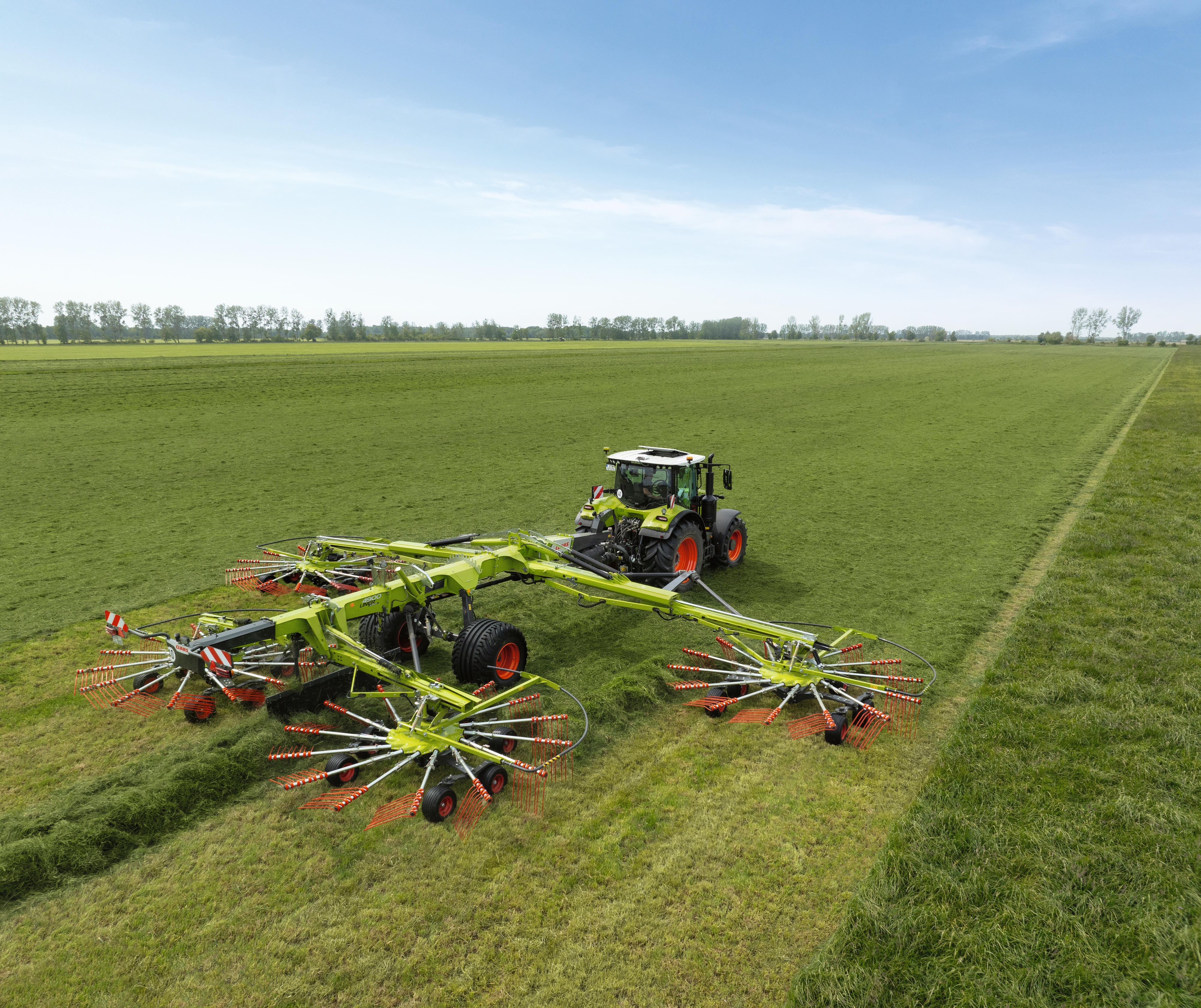 LINER four-rotor swathers