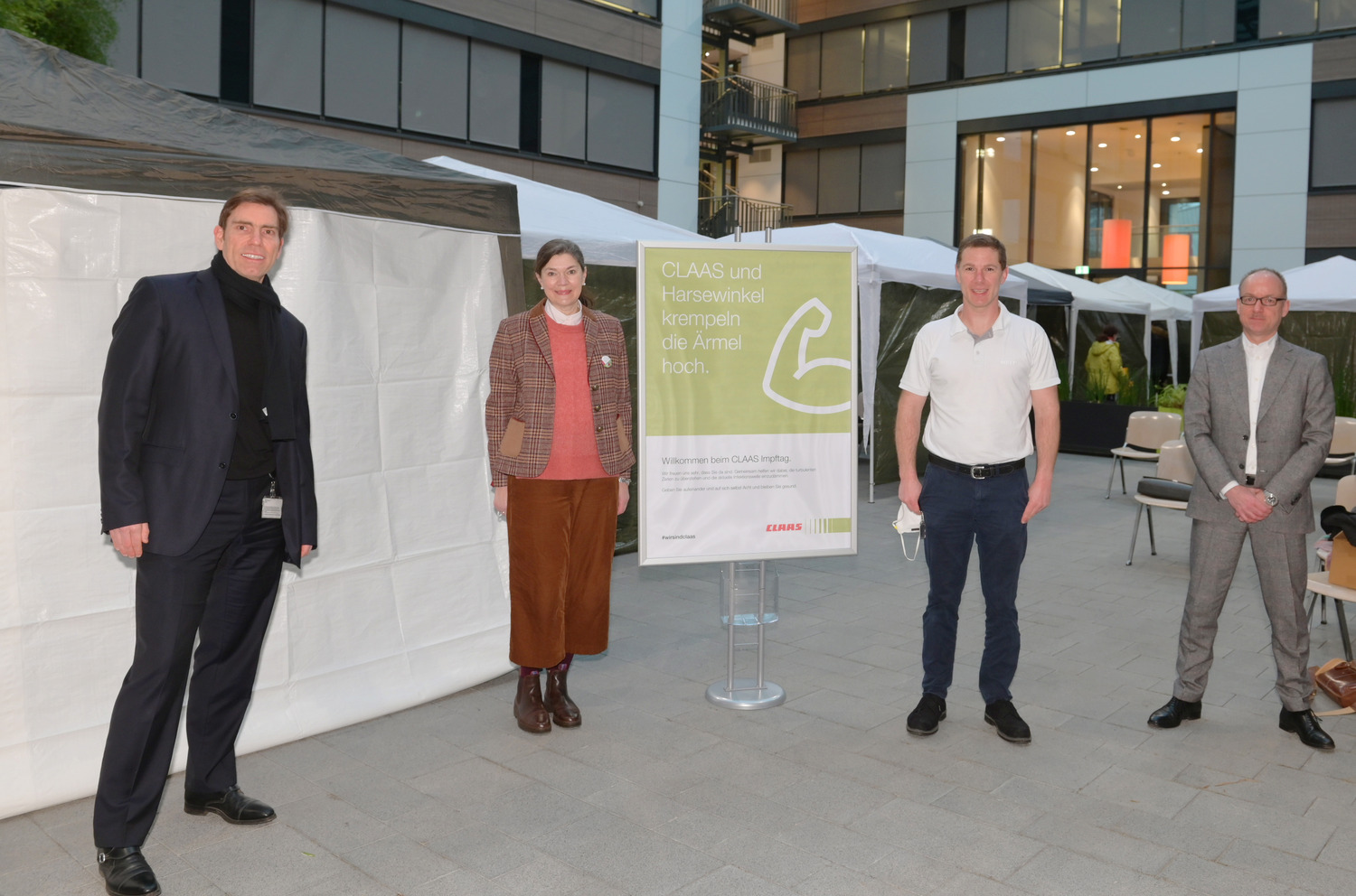 Weitere 300 Menschen bei CLAAS geimpft CLAAS