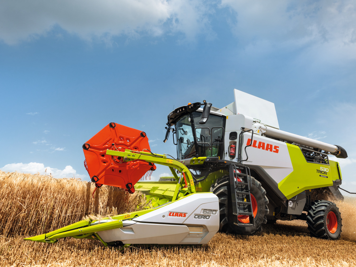 クラース　コンバイン　確認用 CLAASのコンバインハーベスターカッターバー 多様な収穫作業に対応し