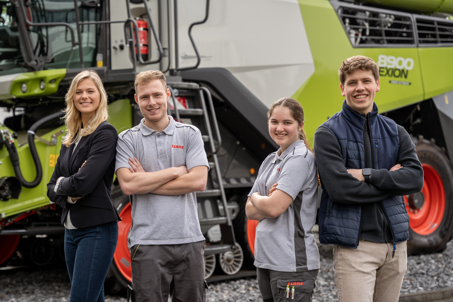 Schülerinnen und Schüler CLAAS