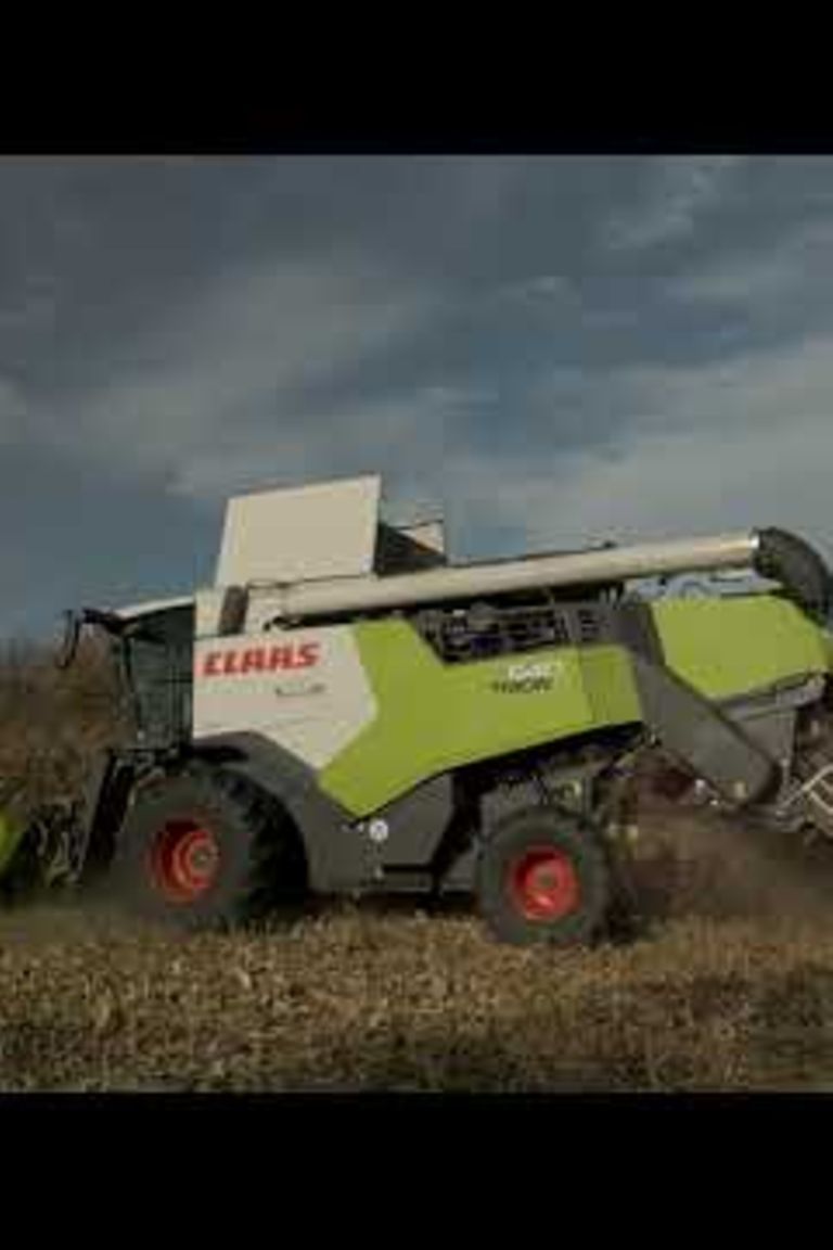 YouTube Thumbnail CLAAS - zaufany partner w biznesie? Zobacz jak firma poradziła sobie z brakiem kombajnu na żniwa. (Thumbnail)