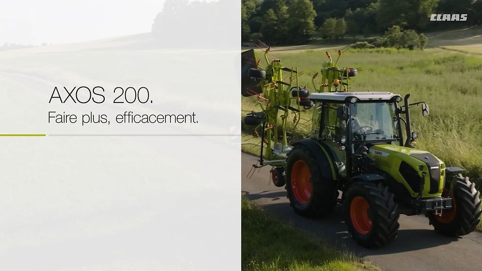 Video Thumbnail CLAAS | AXOS 200. The versatile way to get more done. FR (Thumbnail)